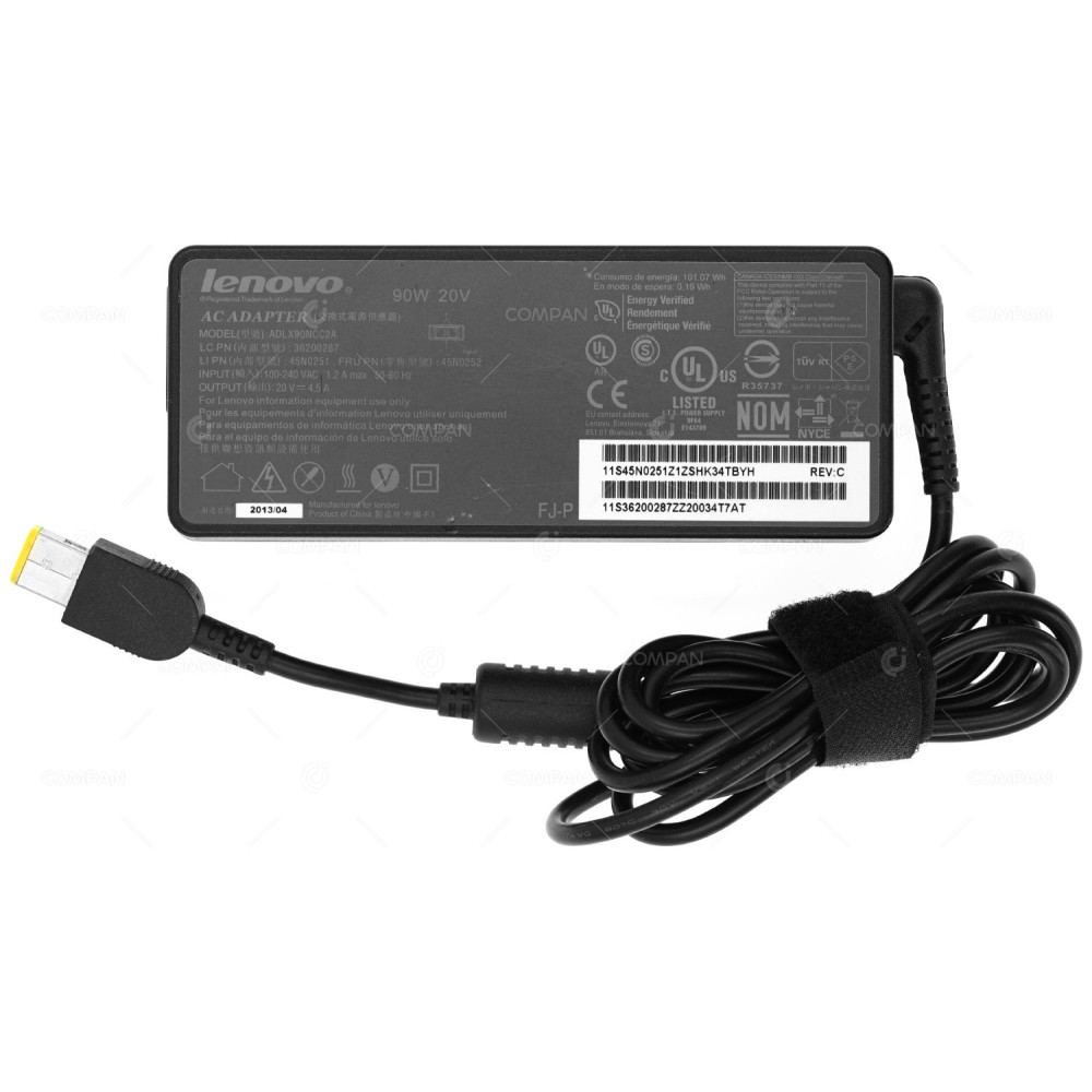 45N0252 LENOVO AC ADAPTER 90W 20V 4.5A FOR LAPTOPS THINKPAD SERIES 45N0251, ADLX90NCC2A ,